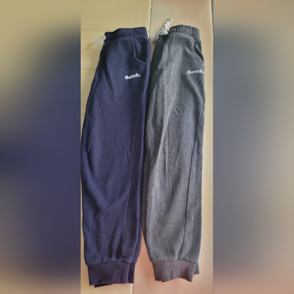 Bench Blue and Gray Sweatpants for Casual Comfort